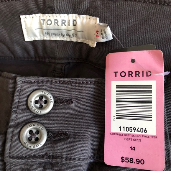 Grey Jeans. Size 14 - Picture 2 of 3